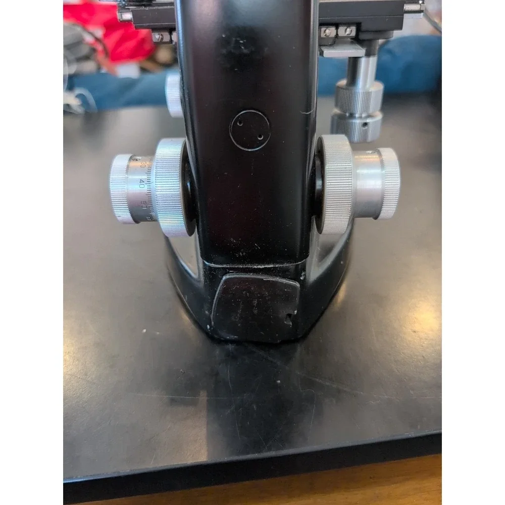 Bausch & Lomb Microscope Black With Objectives